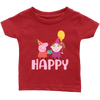 Image of Peppa gives present for little girl Infant T-Shirt