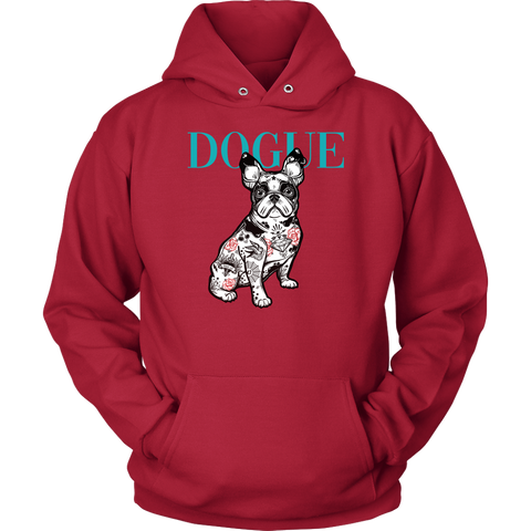 French Bulldog Shirt Frenchie T-Shirt Dog Lover Vogue Unisex Hoodie