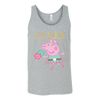 Image of Peppa Funny Shirt Canvas Unisex Tank