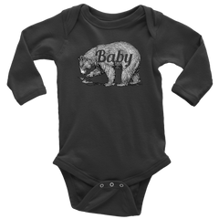 Baby Bear Funny Infant Shirts Cute Newborn Creeper Family Long Sleeve Bodysuit