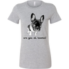 Image of French Bulldog Shirt Frenchie T-Shirt Are You OK Hooman Bella Womens Shirt