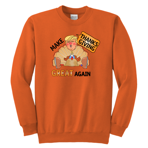 Make Thanksgiving Great Again Youth Sweatshirt